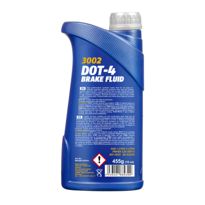 MANNOL 3002-0,5 FÉKFOLYADÉK DOT-4     500ml
