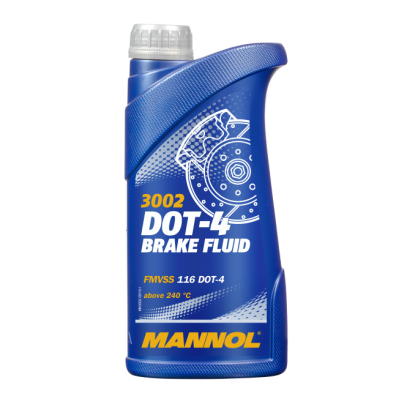 MANNOL 3002-0,5 FÉKFOLYADÉK DOT-4     500ml