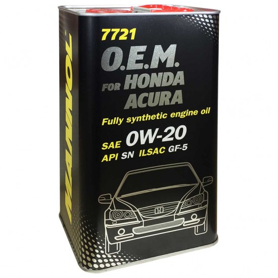 Mannol 7721 OEM Honda 0W-20 motorolaj 4L Mannol 7721 OEM Honda 0W-20 motorolaj 4L