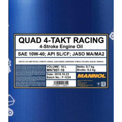 7807  Quad 4-Takt Racing 10W-40 10l