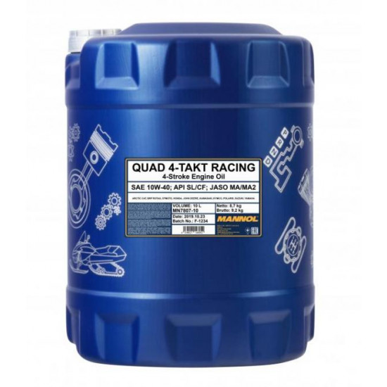 7807 Quad 4-Takt Racing 10W-40 10l 7807 Quad 4-Takt Racing 10W-40 10l