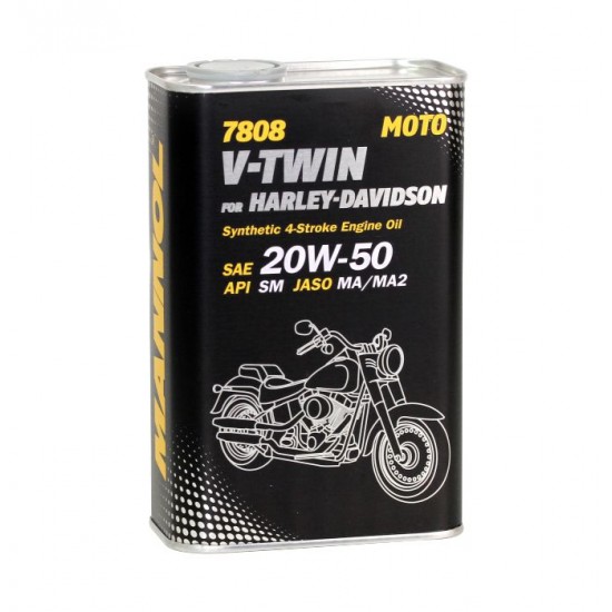 MANNOL 7808 V-TWIN For Harley Davidson 20W-50 1L MANNOL 7808 V-TWIN For Harley Davidson 20W-50 1L