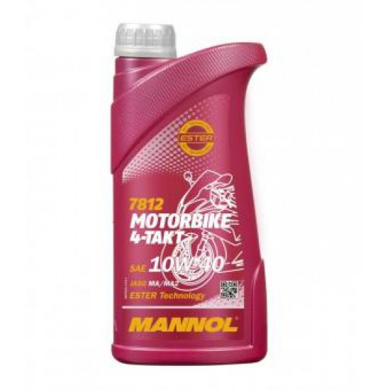 MANNOL 7812 MOTORBIKE 4-TAKT API SL 10W-40 MANNOL 7812 MOTORBIKE 4-TAKT API SL 10W-40
