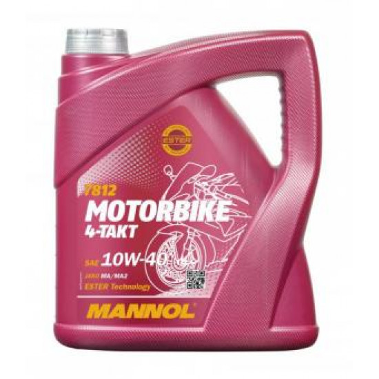 MANNOL 7812 MOTORBIKE 4-TAKT API SL 10W-40 MANNOL 7812 MOTORBIKE 4-TAKT API SL 10W-40