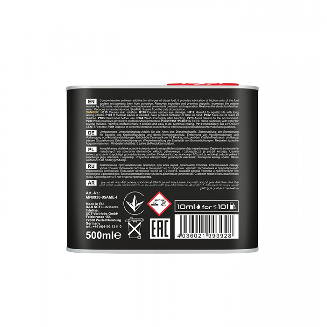 SCT-Mannol 9930 Diesel Ester Additive -Diesel üzemanyag-adalék, 500ml