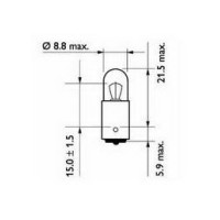 IZZÓ T4W Long Life 24V 4W BA9s