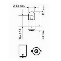 IZZÓ T4W Long Life 12V 4W BA9s