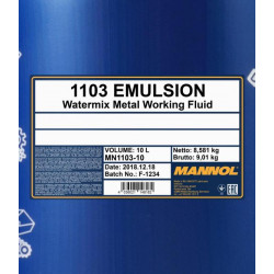 1103 Emulsion emulziós olaj, 10lit