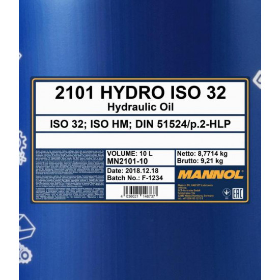 MANNOL Hydro ISO 32 10 Liter