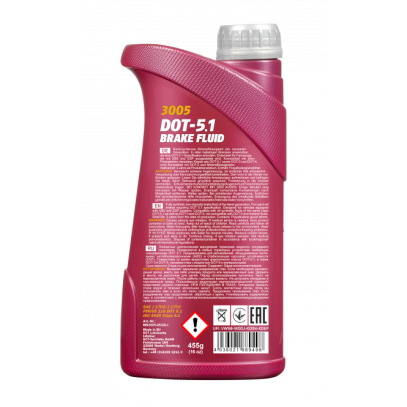 MANNOL 3005 FÉKFOLYADÉK DOT-5.1 0,5L MANNOL 3005 FÉKFOLYADÉK DOT-5.1 0,5L