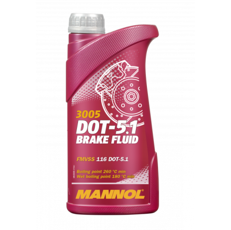 MANNOL 3005 FÉKFOLYADÉK DOT-5,1 1L MANNOL 3005 FÉKFOLYADÉK DOT-5,1 1L