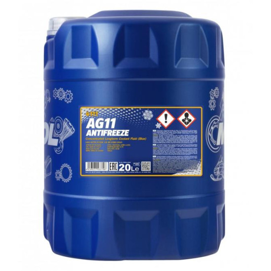Mannol 4111-20 - AG11 Antifreeze fagyálló koncentrátum, kék, 20lit,