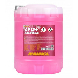 Mannol 4112-10 - AF12+ Longlife Antifreeze fagyálló koncentrátum, piros, 10lit.