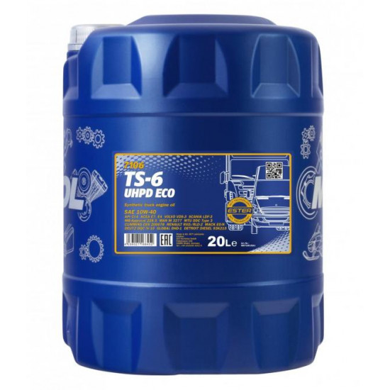 MANNOL TS-6 ECO UHPD 10W-40 20 liter