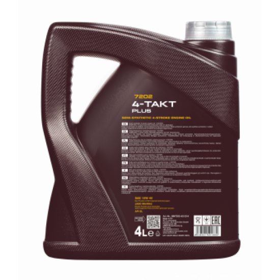 Mannol 7202 4-Takt Plus 10W-40  4 liter