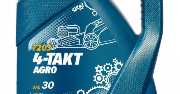 MANNOL 4-Takt Agro Motoröl SAE 30 – 1 Liter Kanister Für Landwirtschaftliche Maschinen & Oldtimer