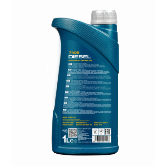 MANNOL 7402 DIESEL 15W-40 1 liter