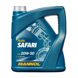 Mannol 7404-4 - Safari 20W-50 (20W50) motorolaj 4lit,