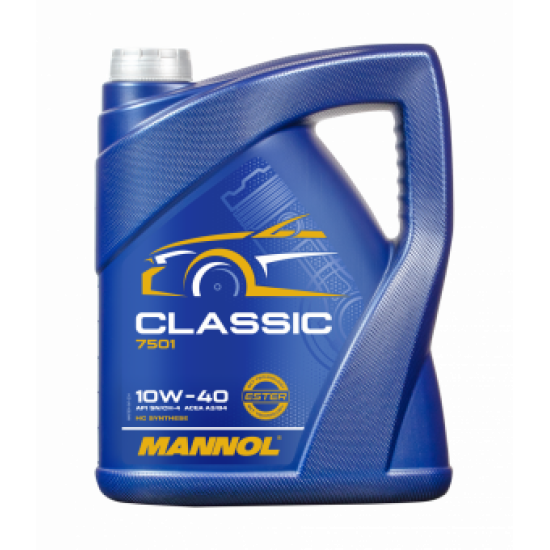 Mannol 7501-5 Classic 10W-40 (10W40) motorolaj 5lit,