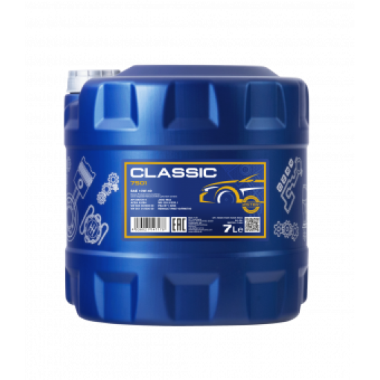 Mannol 7501-7 Classic 10W-40 (10W40) motorolaj 7lit.