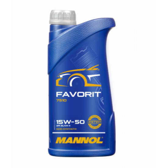 MANNOL 7510 FAVORIT 15W-50 1 liter