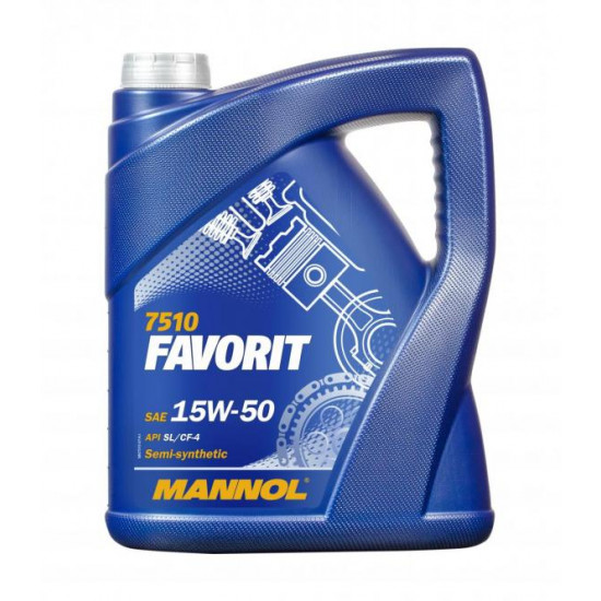 MANNOL FAVORIT 15W-50 5 liter