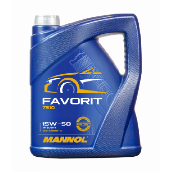 MANNOL 7510 FAVORIT 15W-50 5 liter