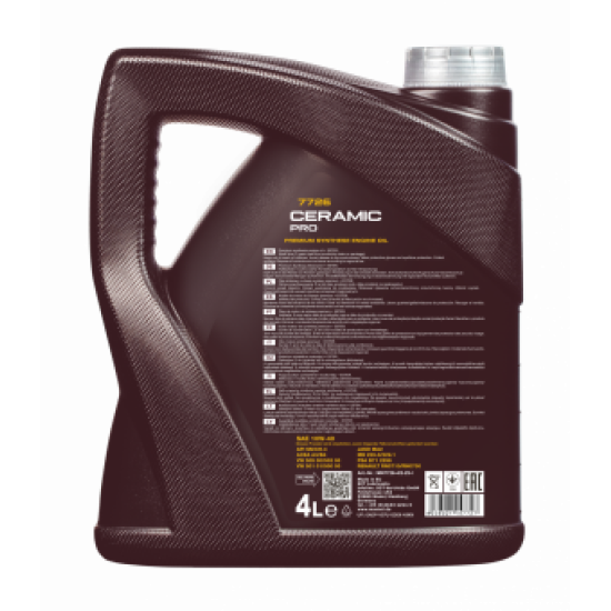 MANNOL 7726 CERAMIC pro 10w-40 4l