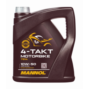 MANNOL 7814 MOTORBIKE 4-TAKT 10W-50 4L MANNOL 7814 MOTORBIKE 4-TAKT 10W-50 4L