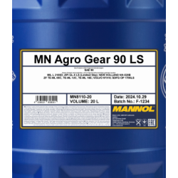 MANNOL 8110 AGRO GEAR 90 LS  20L