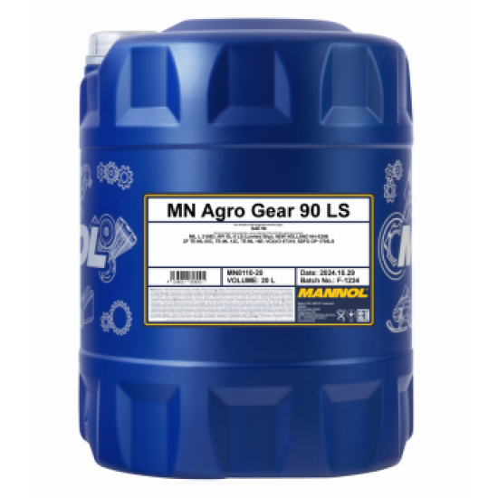 MANNOL 8110 AGRO GEAR 90 LS 20L MANNOL 8110 AGRO GEAR 90 LS 20L