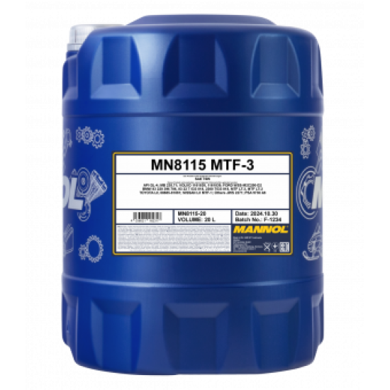 MANNOL 8115 MTF-3  75W API GL-4 20 liter