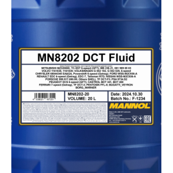 MANNOL 8202 DCT Fluid 20L