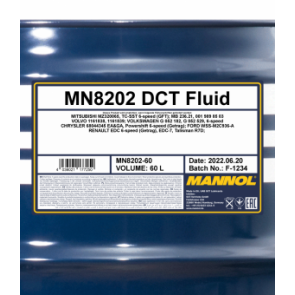 MANNOL 8202 DCT Fluid 60L MANNOL 8202 DCT Fluid 60L