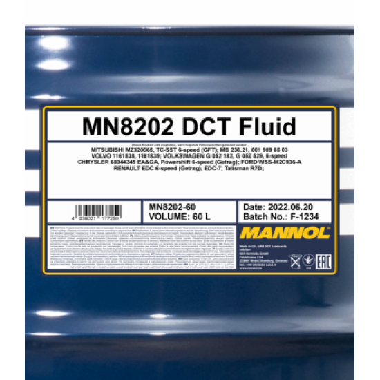 MANNOL 8202 DCT Fluid 60L