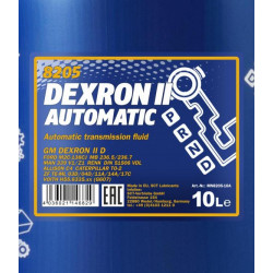 MANNOL DEXRON II AUTOMATIC 10 liter