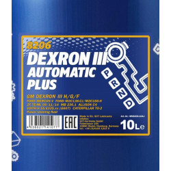 Mannol 8206-10- Dexron III Automatic Plus automataváltó-olaj, piros 10 liter