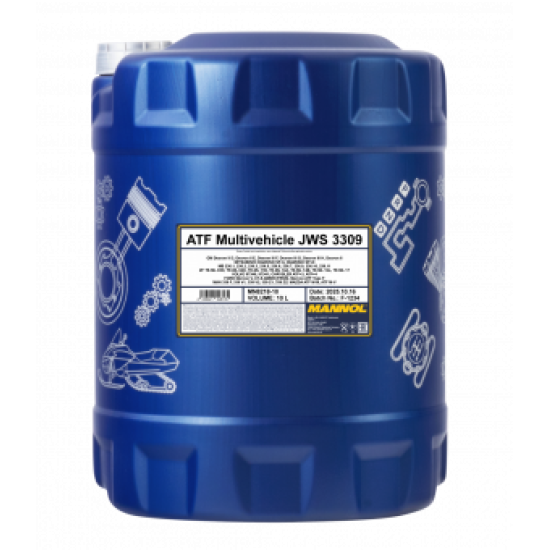 MANNOL 8218-10 ATF MULTIVEHICLE 10 liter