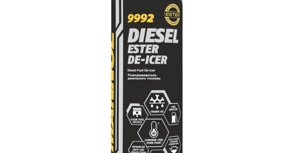 MANNOL 9992 Diesel Ester De-Icer Kraftstoff-Additiv Diesel-Frostschutz, 250  ml